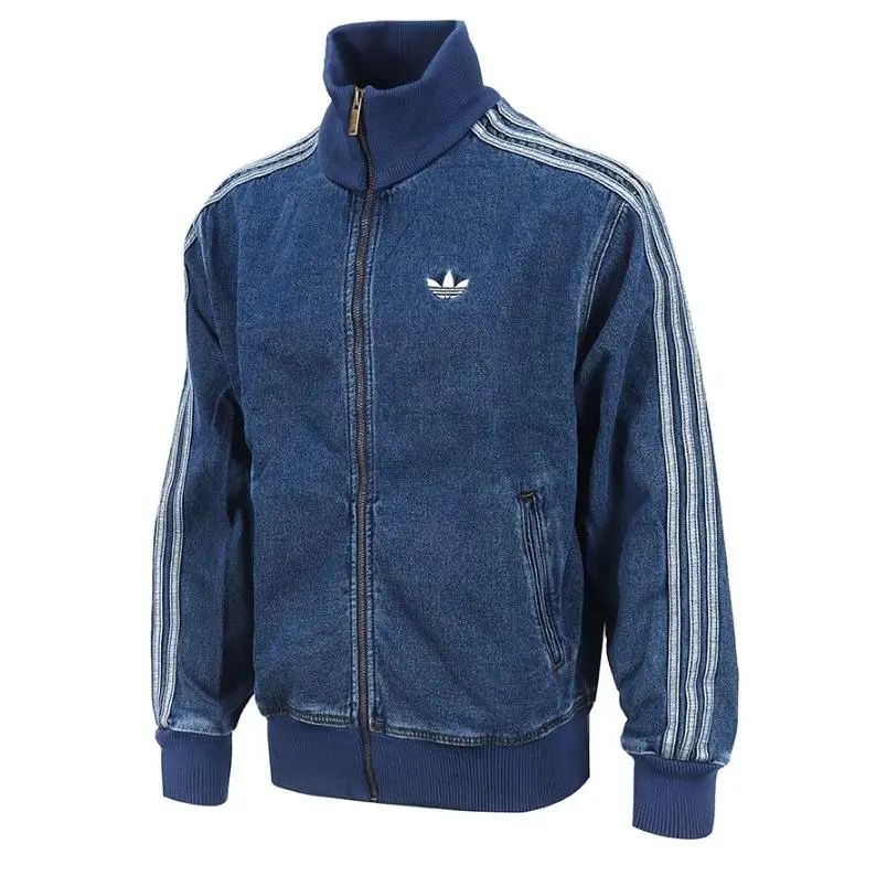 Originals Adicolor Denim Firebird Track Top Jacket Men`s Size XL KD1517 by Adidas