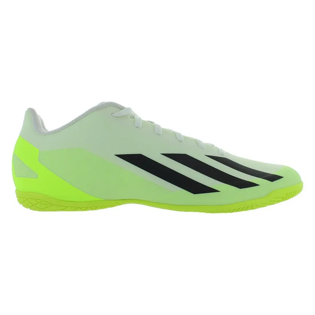 Adidas X Crazyfast.4 IN Unisex Shoes Size 11.5 Color: Footwear White/core - Footwear White/Core Black/Lucid Lemon, Main: White