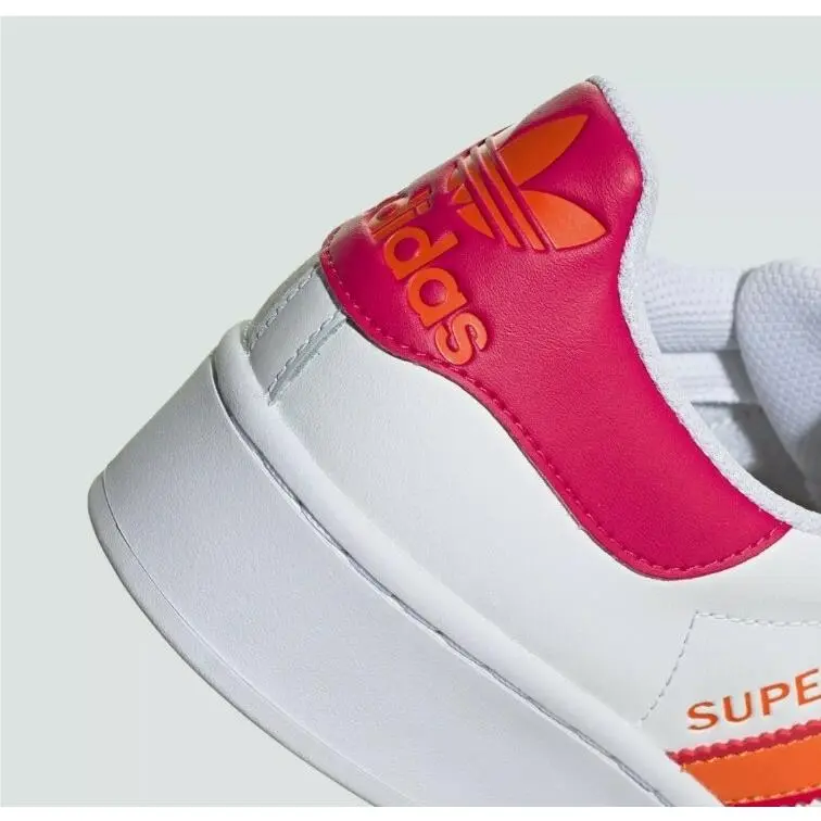 Adidas shoes - adidas Superstar Bold - Superstar Bold - H69045 - Cloud White / Orange / Bold Pink 9