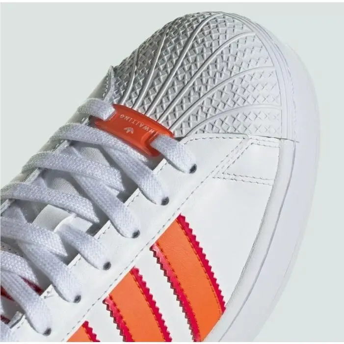 Adidas shoes - adidas Superstar Bold - Superstar Bold - H69045 - Cloud White / Orange / Bold Pink 10