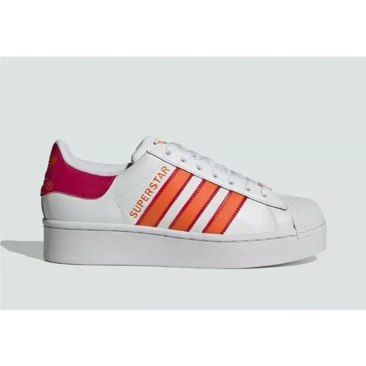 Adidas shoes - adidas Superstar Bold - Superstar Bold - H69045 - Cloud White / Orange / Bold Pink 1