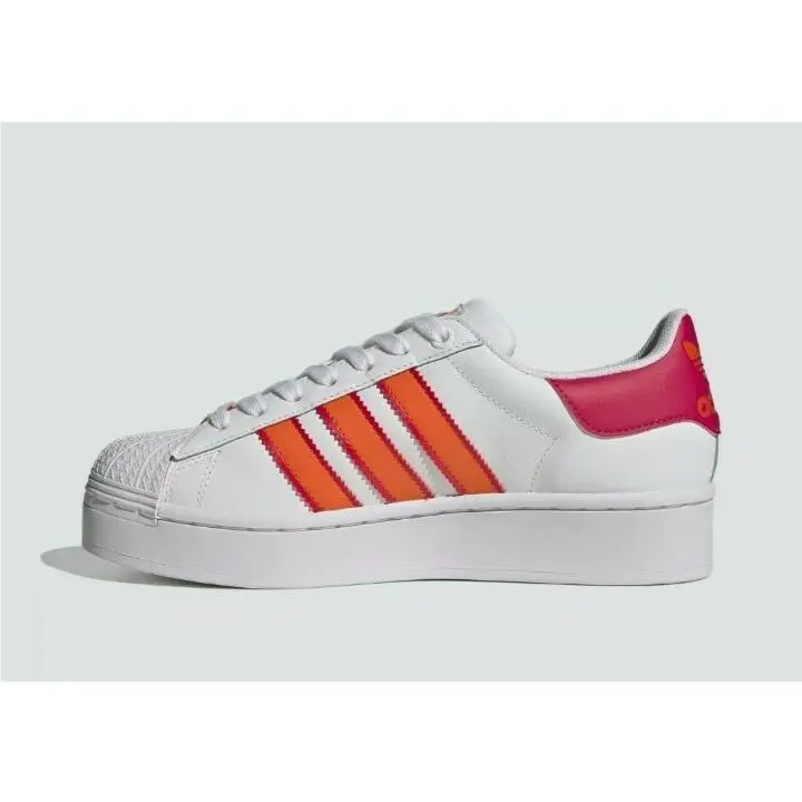 Adidas shoes - adidas Superstar Bold - Superstar Bold - H69045 - Cloud White / Orange / Bold Pink 6