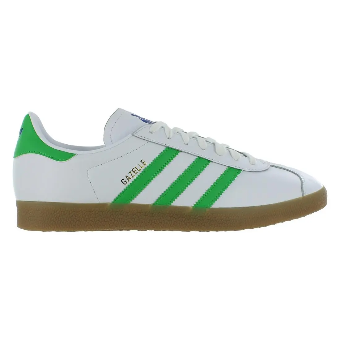 Adidas Gazelle Mens Shoes Size 13 Color: Footwear White/semi Solar Slime/gum