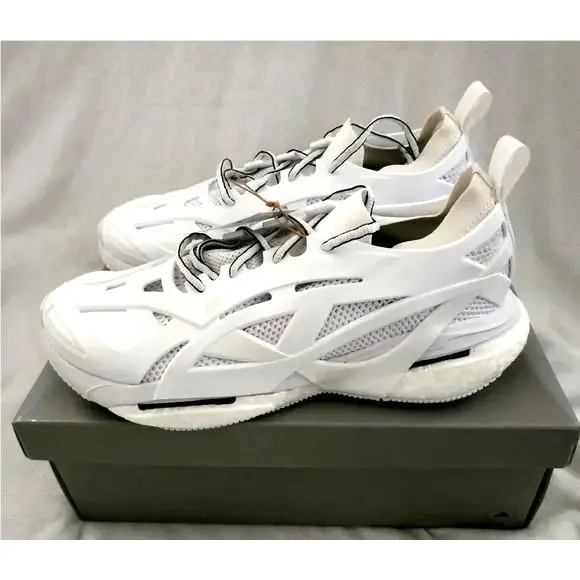 by Stella Mccartney Women`s White Size 6 Asmc Solarglide Shoes by Adidas