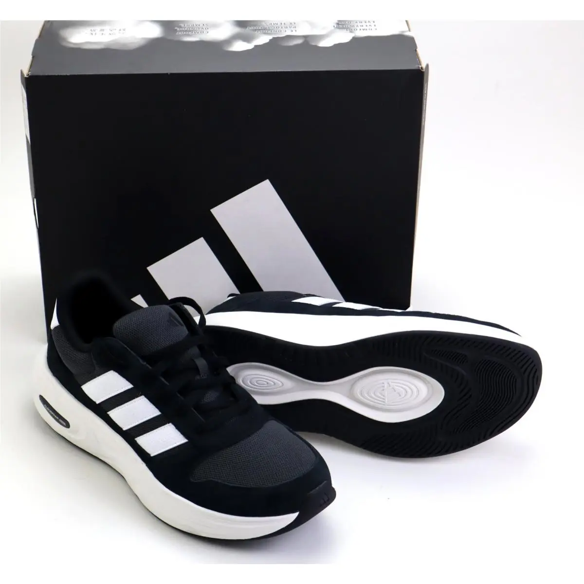 Cloudfoam Cuxxion 80S KJ4268 Men`s Shoes Size 11.5 Wide Sneakers Comfort by Adidas