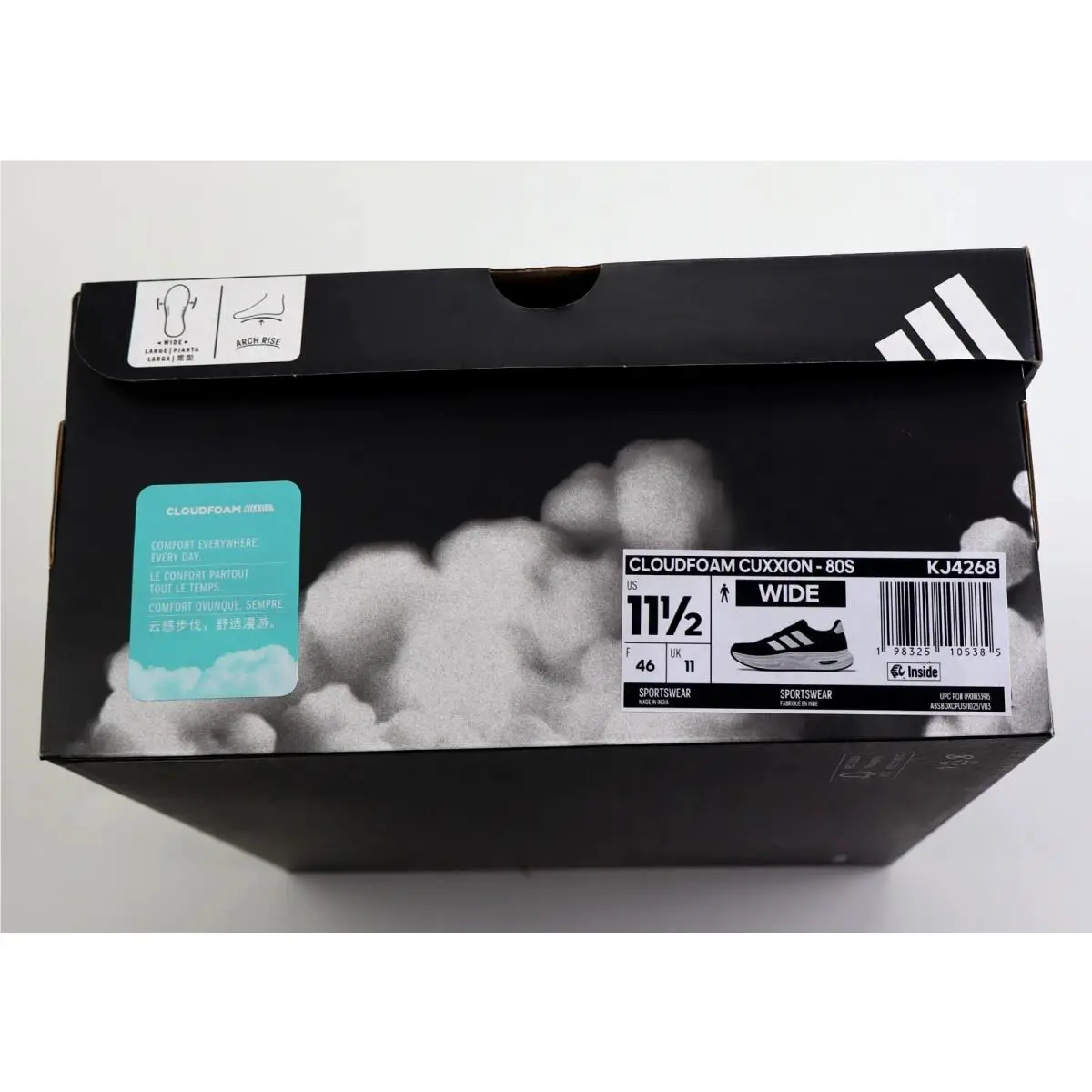 Adidas shoes - Carbon / Cloud White / Core Black 10