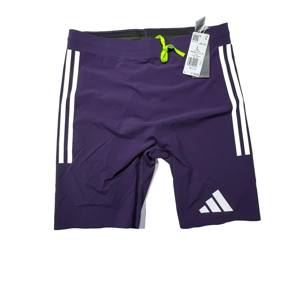 2025 Pro Elite Distance Half Tights Size Large JX5135 by Adidas