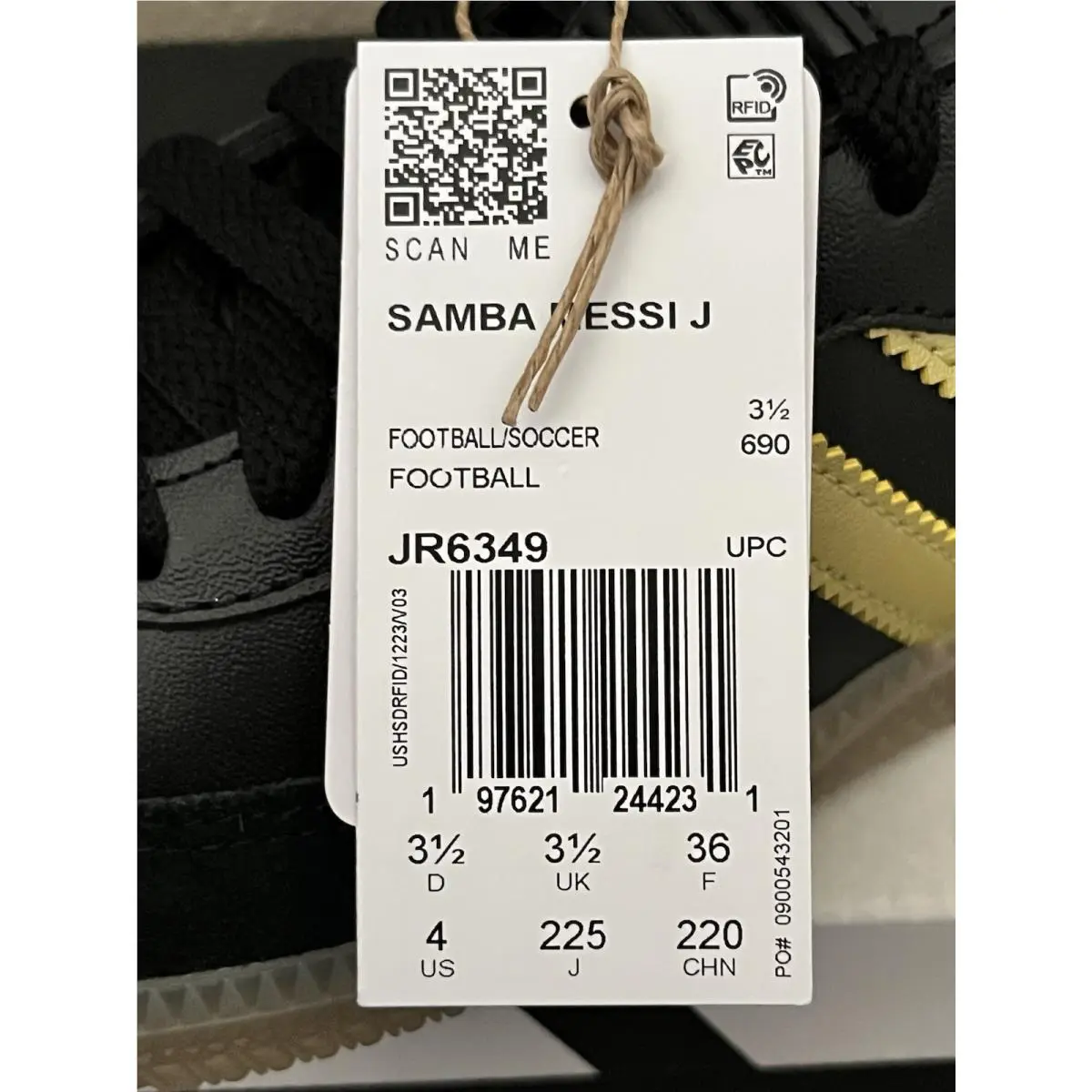Adidas shoes - Adidas x Lionel Messi Samba - Black 8