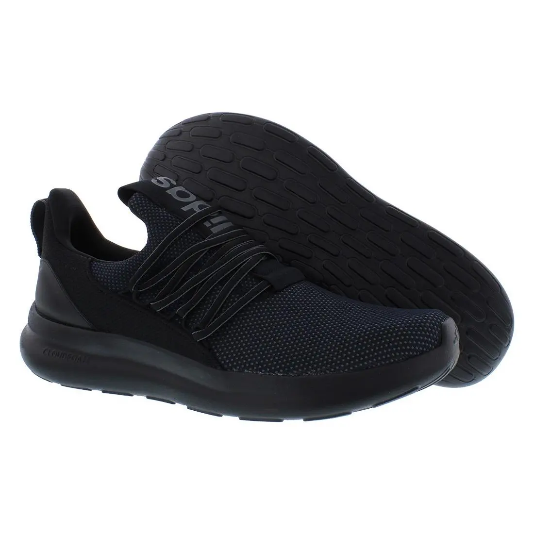 Adidas Lite Racer Adapt 7.0 Mens Shoes Size 9.5 Color: Black/black/black - Black/Black/Black, Main: Black