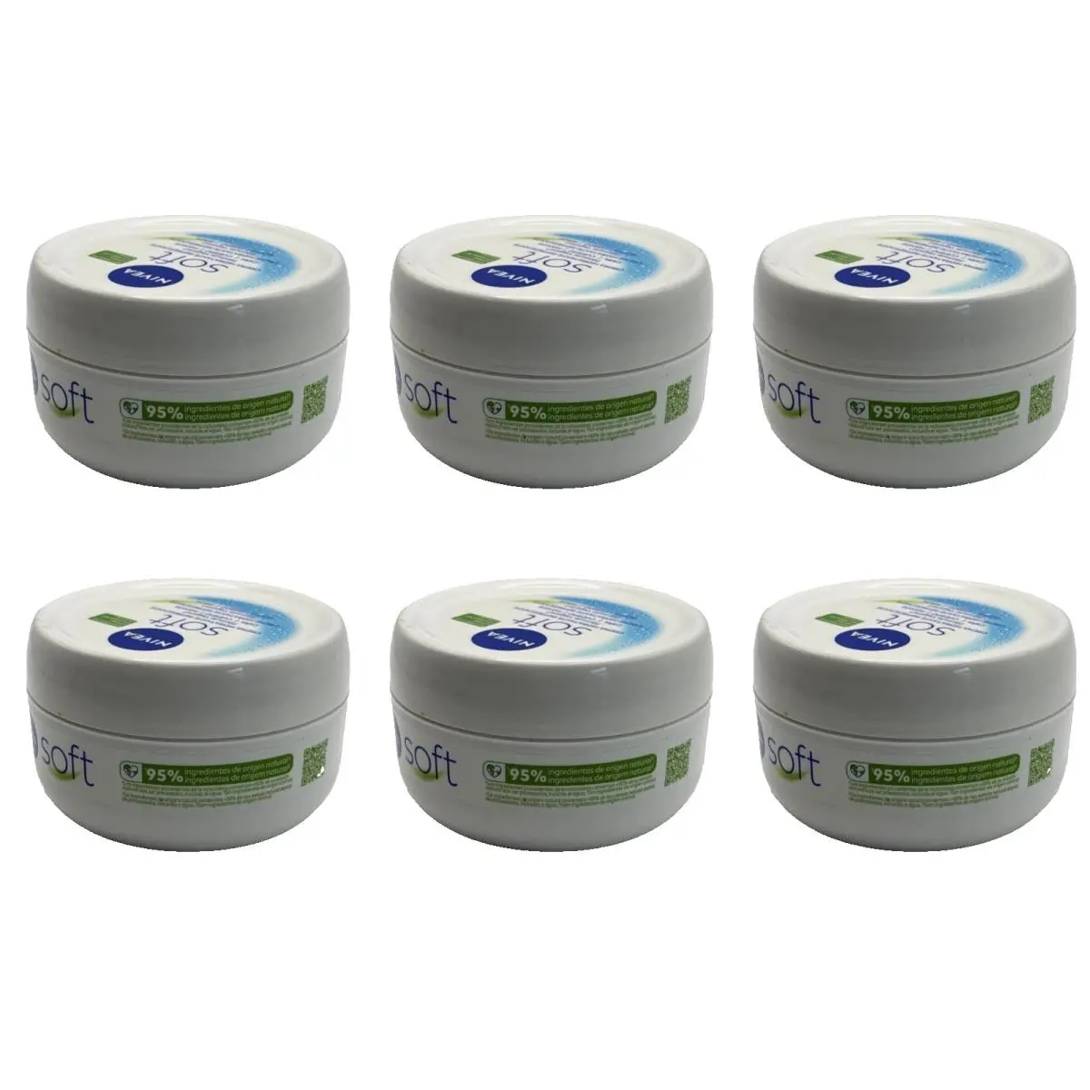 6X  Soft Refreshing Soft Moisturizing Cream Face Body Hand Jojoba Oil 6.8OZ by Nivea