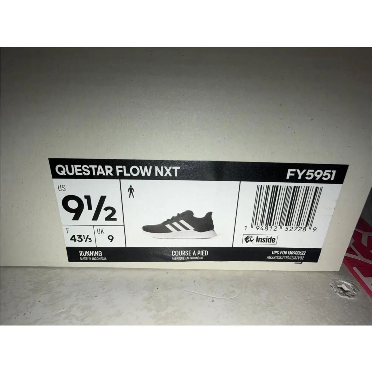 Adidas shoes - adidas Questar Flow - Questar Flow - FY5951 - Black 7