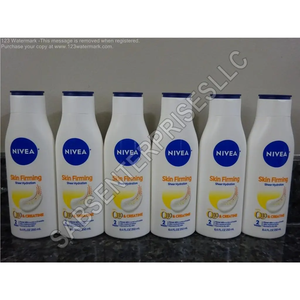 6  Skin Firming Sheer Hydration Q10 Creatine Body Lotion 8.4 FL oz by Nivea