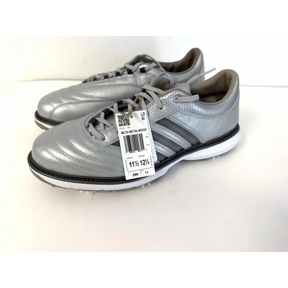 x Metalwood MC70 Silver Golf Shoes Mens Size 11.5 by Adidas