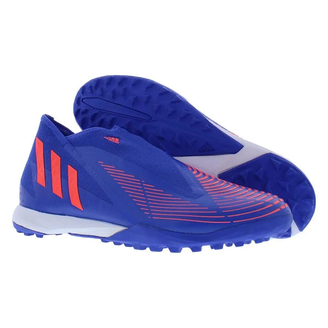 Adidas Predator Edge 3 LL TF Unisex Shoes Size 13.5 Color: Hi-res - Hi-Res Blue/Turbo/Hi-Res Blue, Main: Blue