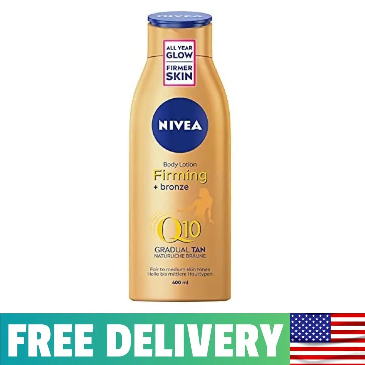 Q10 Firming Body Lotion 400 Ml Gradual Effect Body Lotion with Coenzyme Q10 Fast by Nivea