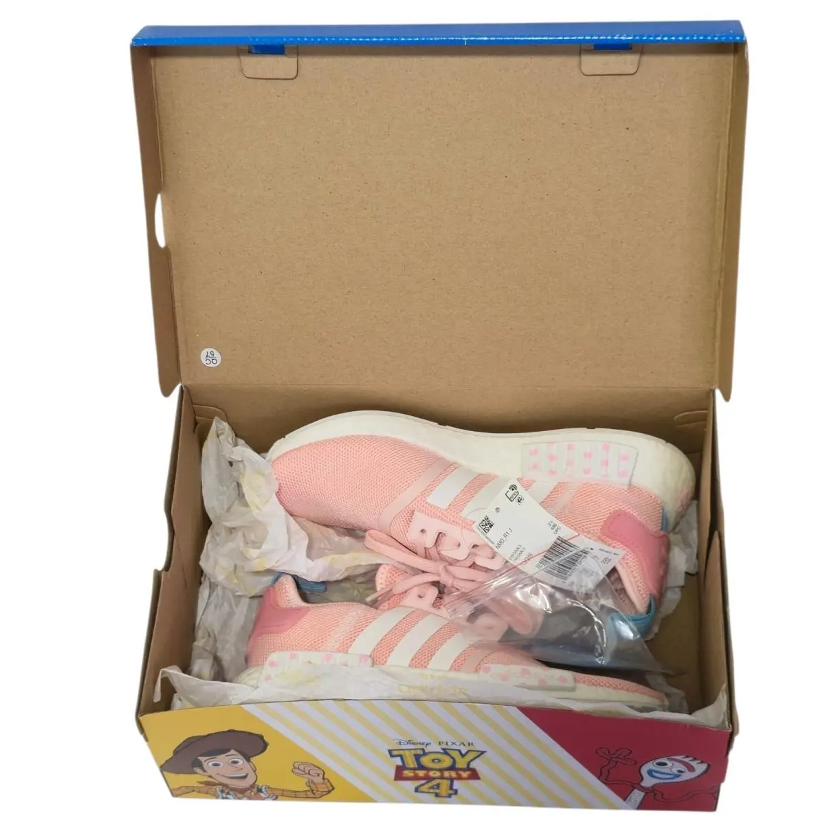 Nmd R1 Disney Toy Story 4 BO Peep Pastel Peach Girls Size 4 EG7316 by Adidas