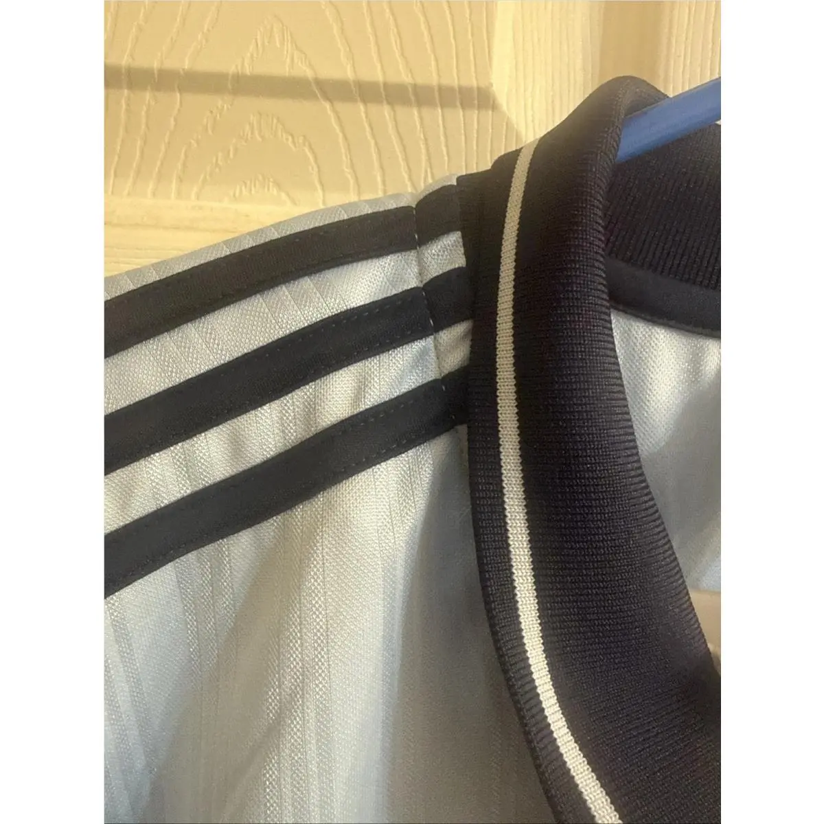 Adidas clothing - Adidas Jacquard Jersey - Jacquard Jersey - Blue 8