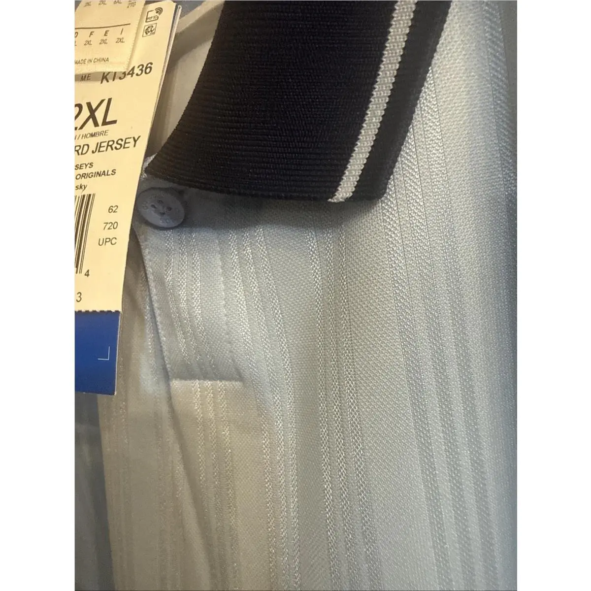Adidas clothing - Adidas Jacquard Jersey - Jacquard Jersey - Blue 5