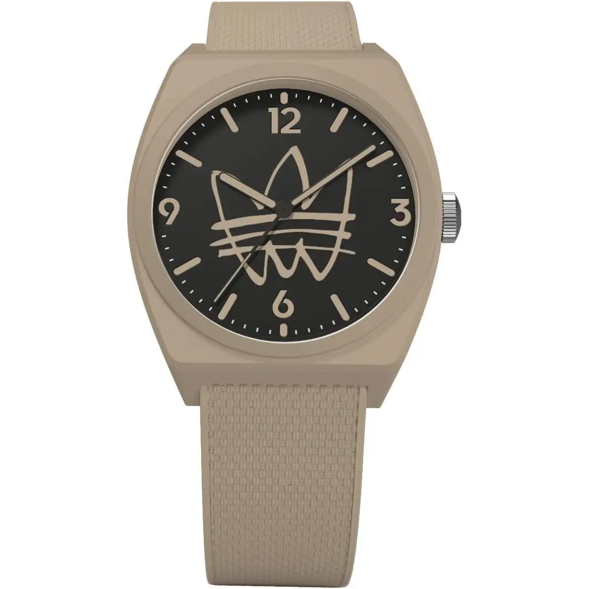 Watch Adidas AOST22565 Project Two Unisex 38mm Res - Dial: Beige, Band: Beige