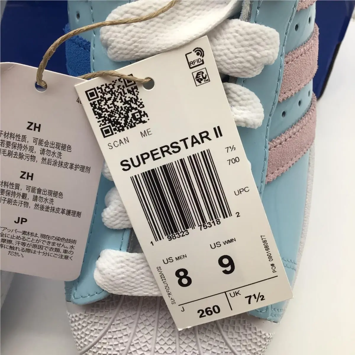 Adidas shoes - Superstar II - Superstar - Blue 4
