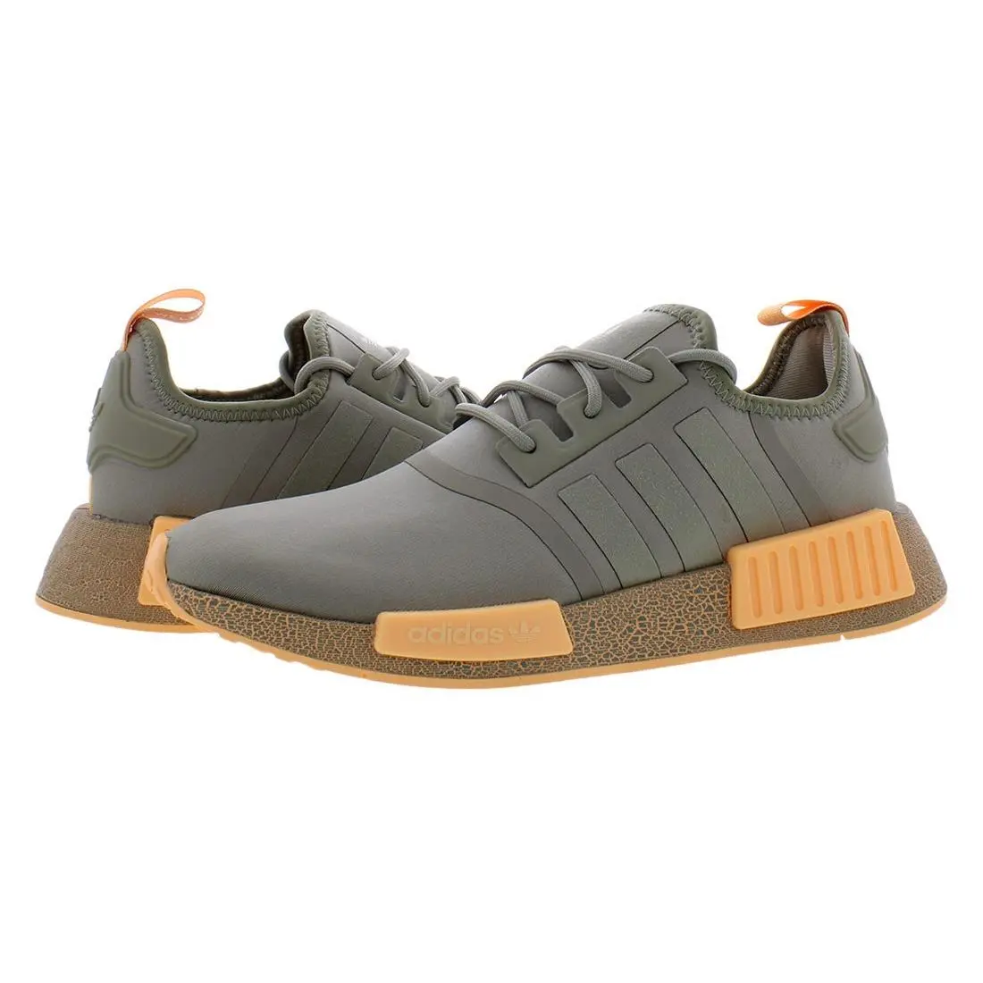 Adidas shoes - Grey/Orange, Main: Grey (UPC: 195734326837) 1