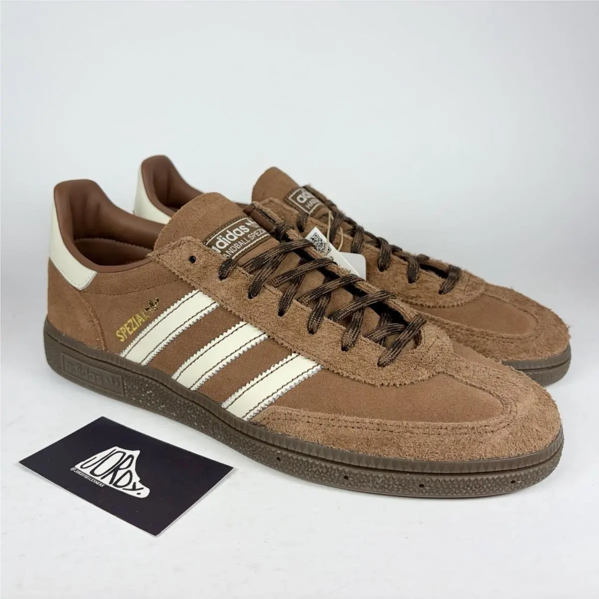 Handball Spezial Preloved Brown Off White KJ6016 Men’s Sneakers Size 10.5 by Adidas