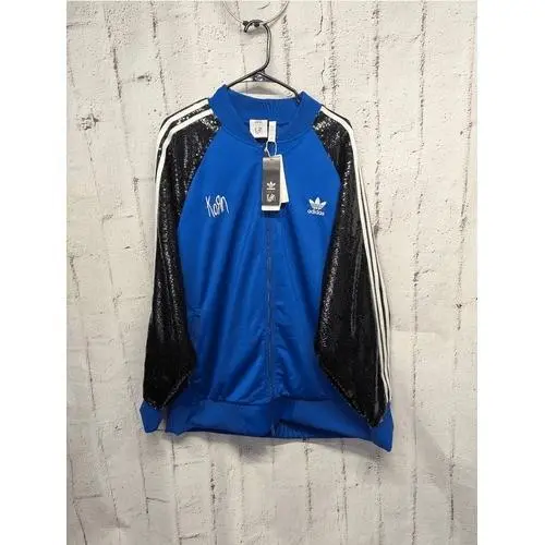 x Korn Sequin Track Top Blue Black JP0997 Mens XL by Adidas