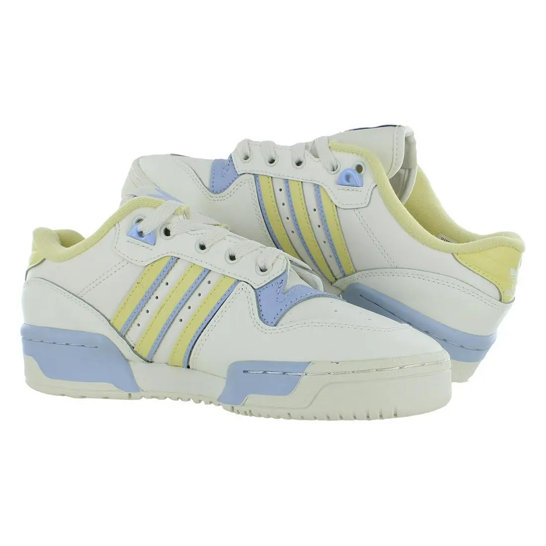 Adidas shoes - Core White/Almost Yellow/Blue Dawn, Main: White (UPC: 196467220959) 1