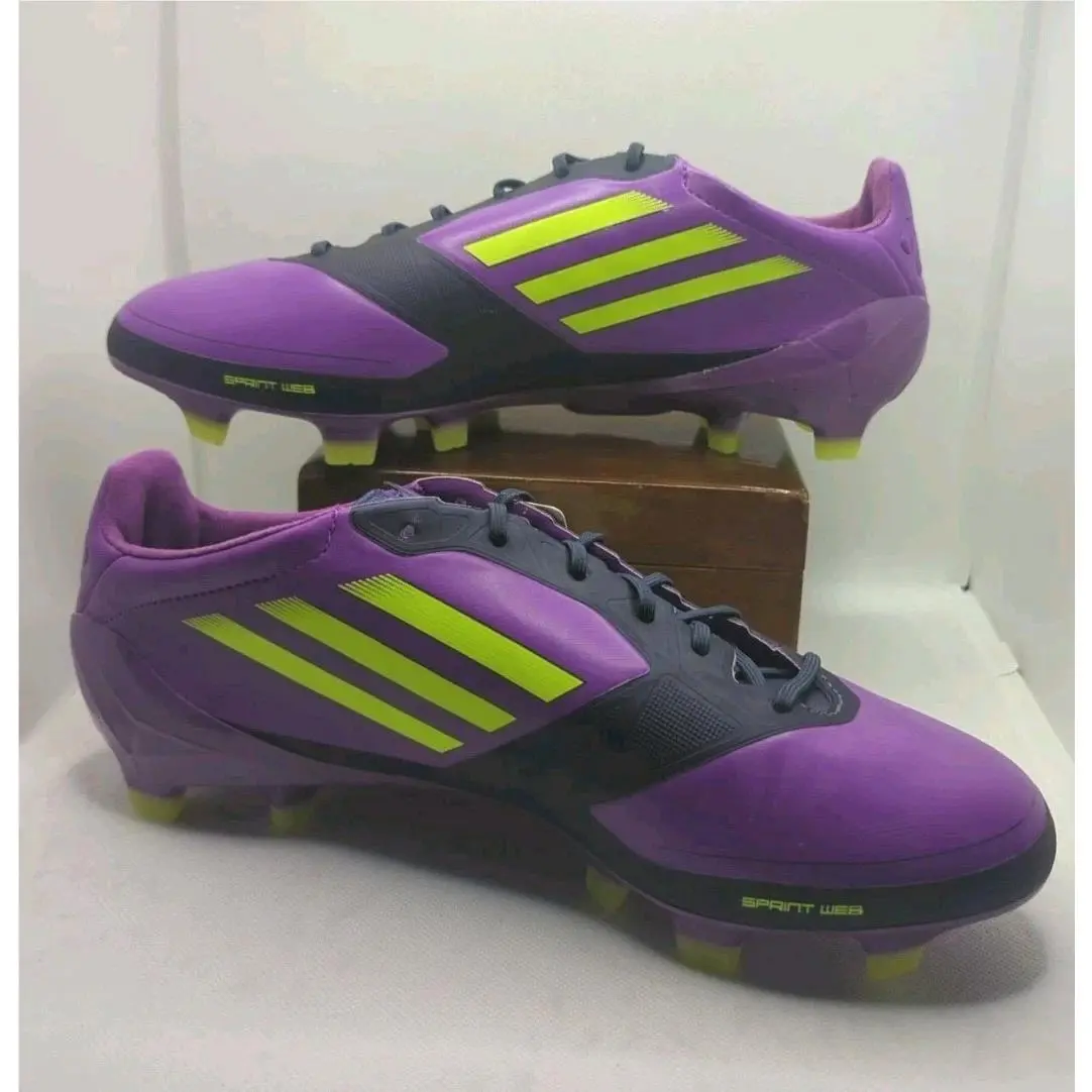 Adidas shoes - adidas F50 - V23959 - purple & electric yellow (UPC: 886039261595) 0