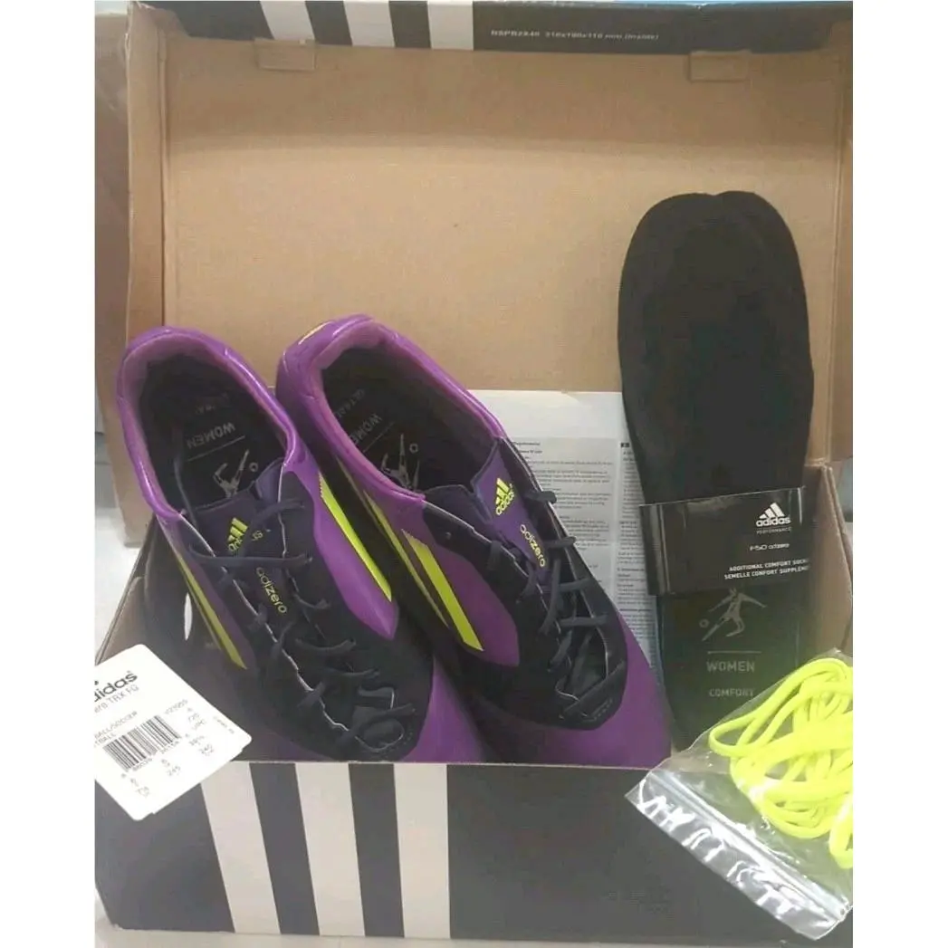 Adidas shoes - adidas F50 - V23959 - purple & electric yellow (UPC: 886039261595) 5