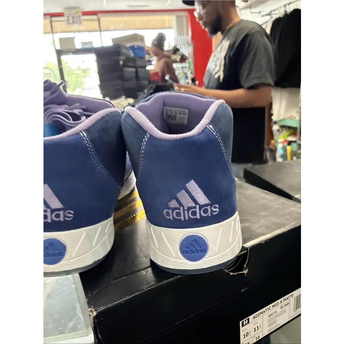 Adidas shoes - adidas Adimatic - Adimatic - IG8174 - Blue 10
