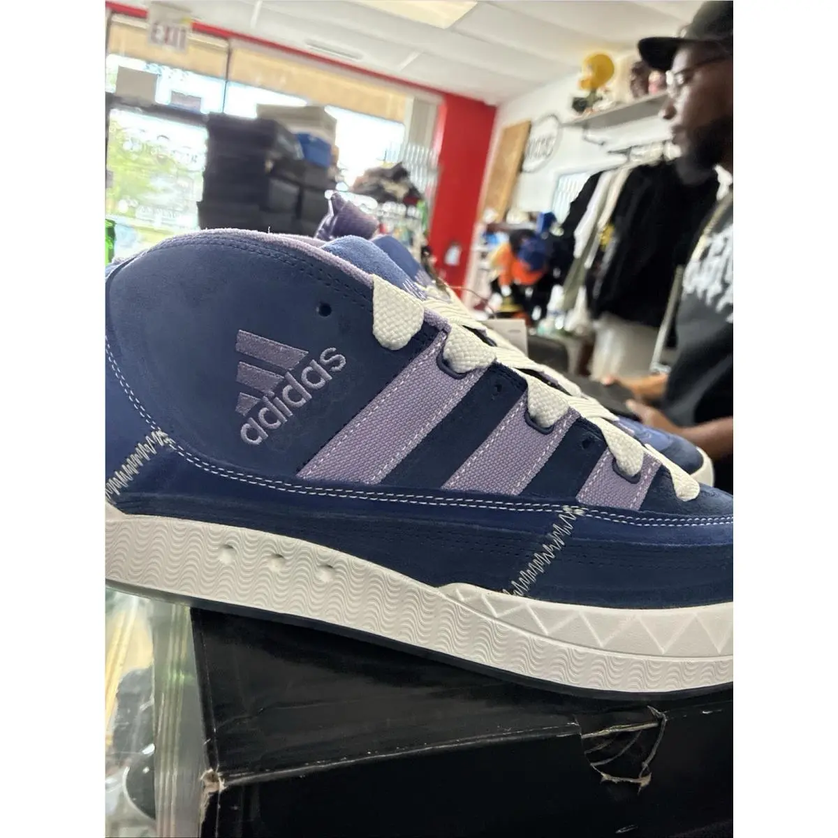 Adidas shoes - adidas Adimatic - Adimatic - IG8174 - Blue 5