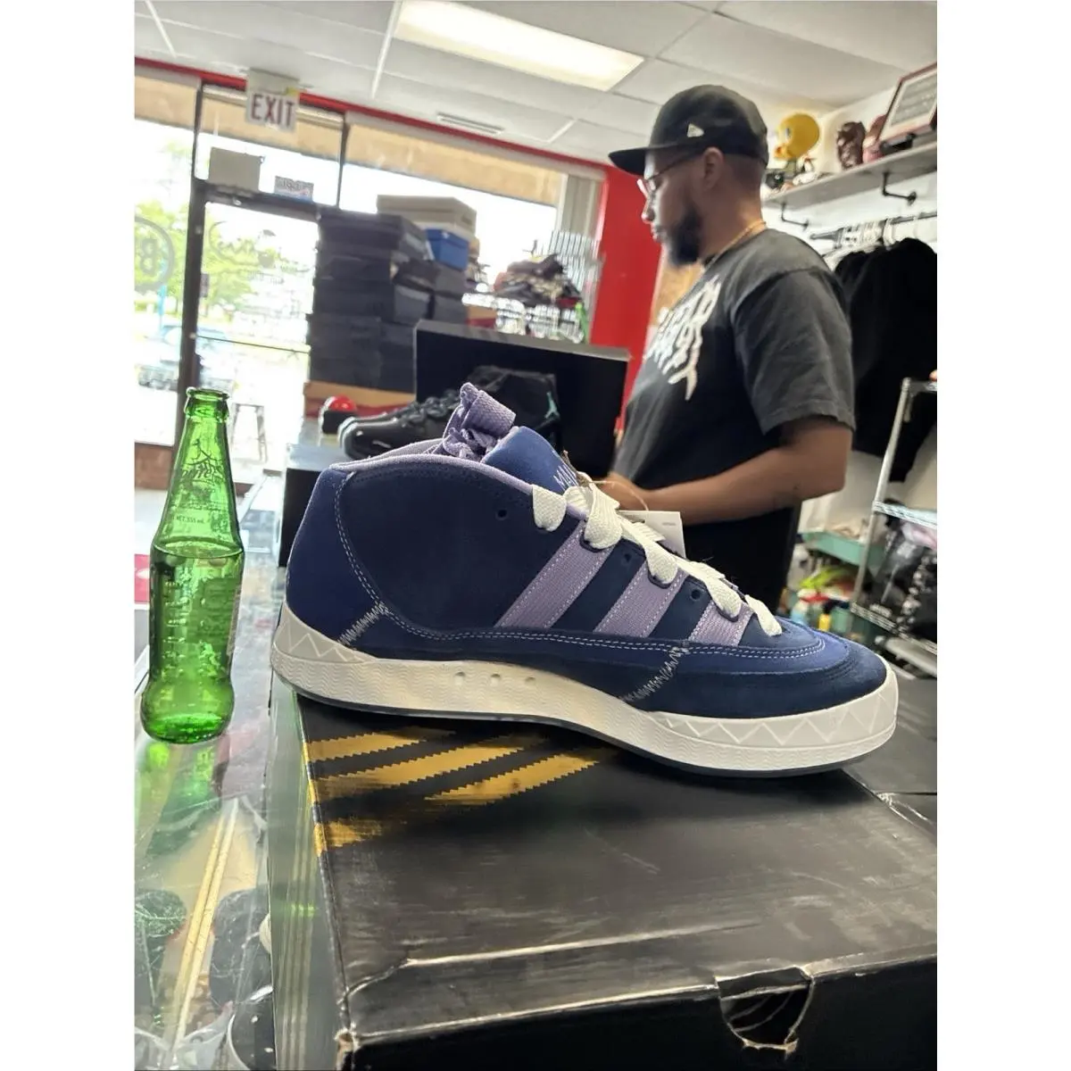 Adidas shoes - adidas Adimatic - Adimatic - IG8174 - Blue 7
