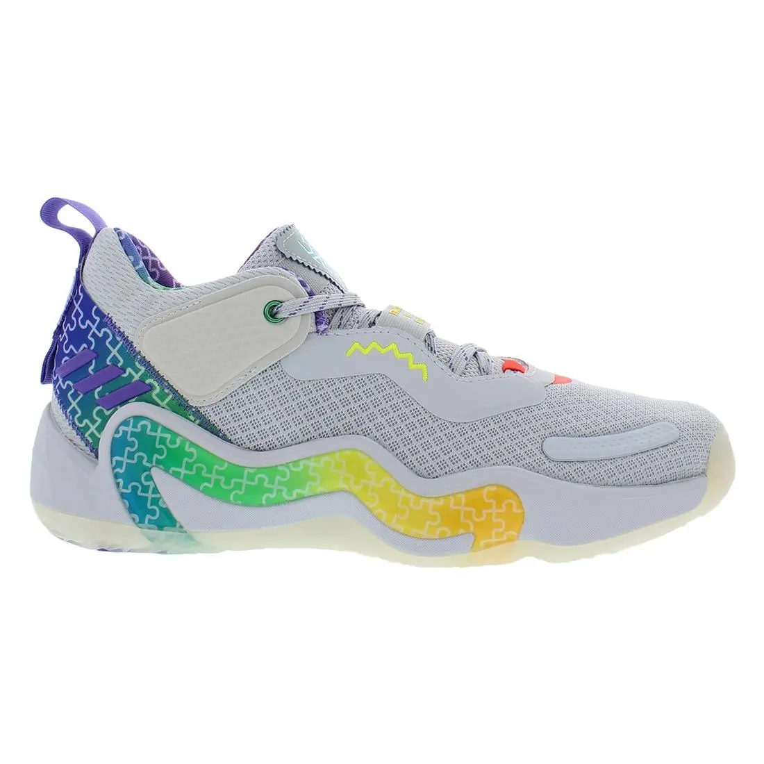 Adidas D.o.n. Issue 3 Gca Unisex Shoes Size 13 Color: Grey/multicolor