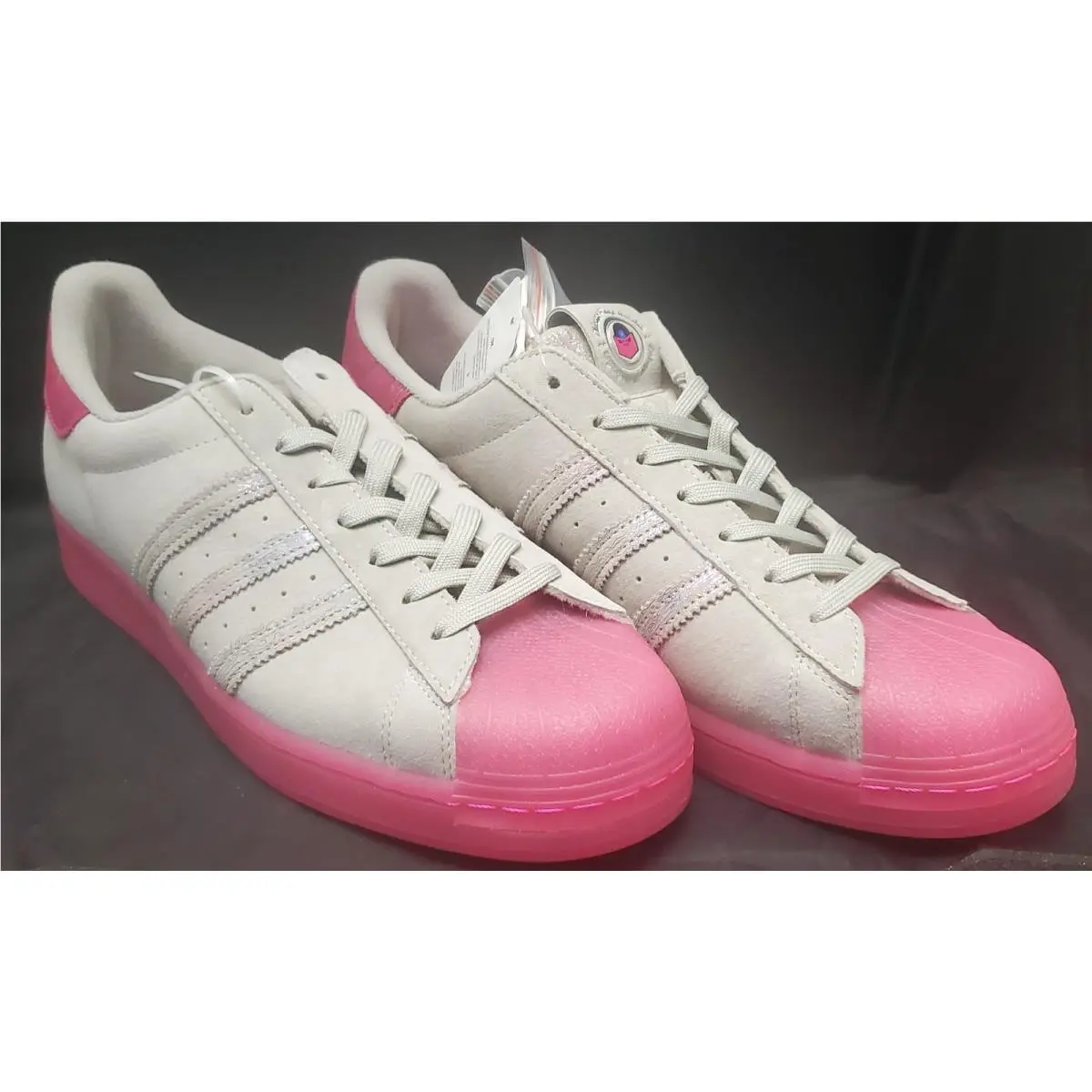 Superstar x Fat Tiger Workshop Asw Vic L Shoes US 13 Grey/pink by Adidas
