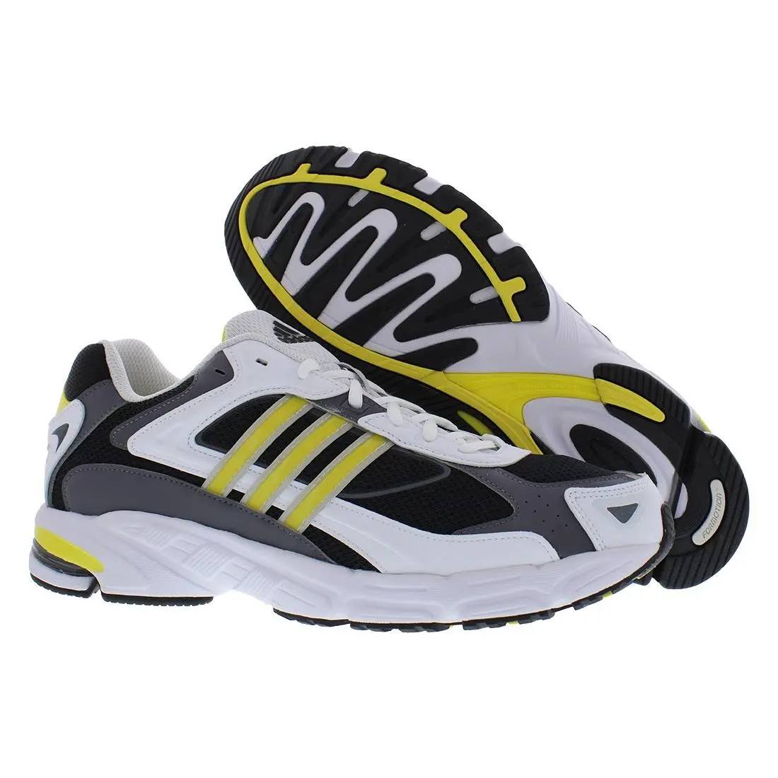 Adidas Response CL Mens Shoes Size 13 Color: Core Black/impact Yellow/footwear