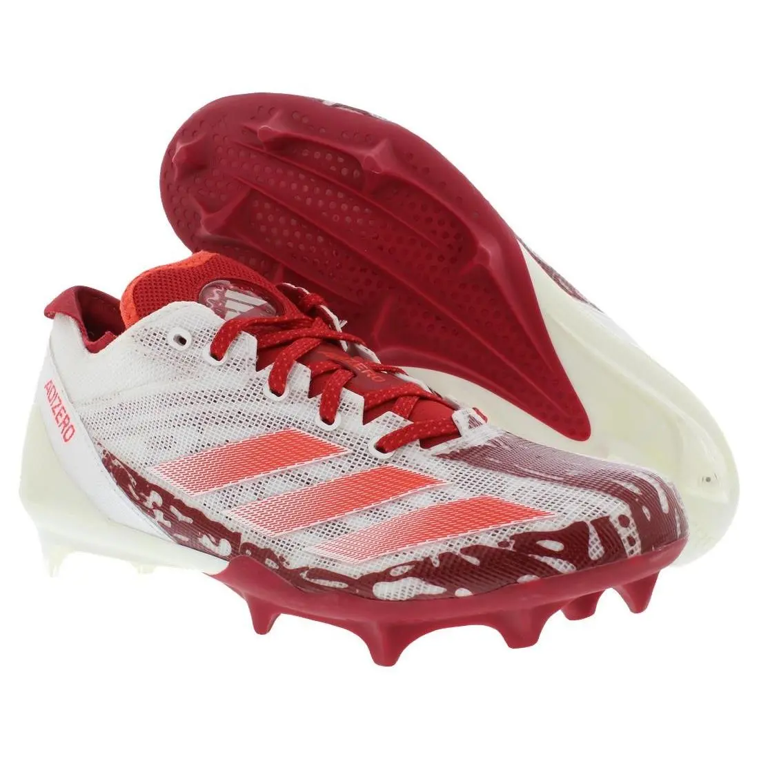 Adizero Electric Unisex Shoes Size 7 Color: White/red by Adidas