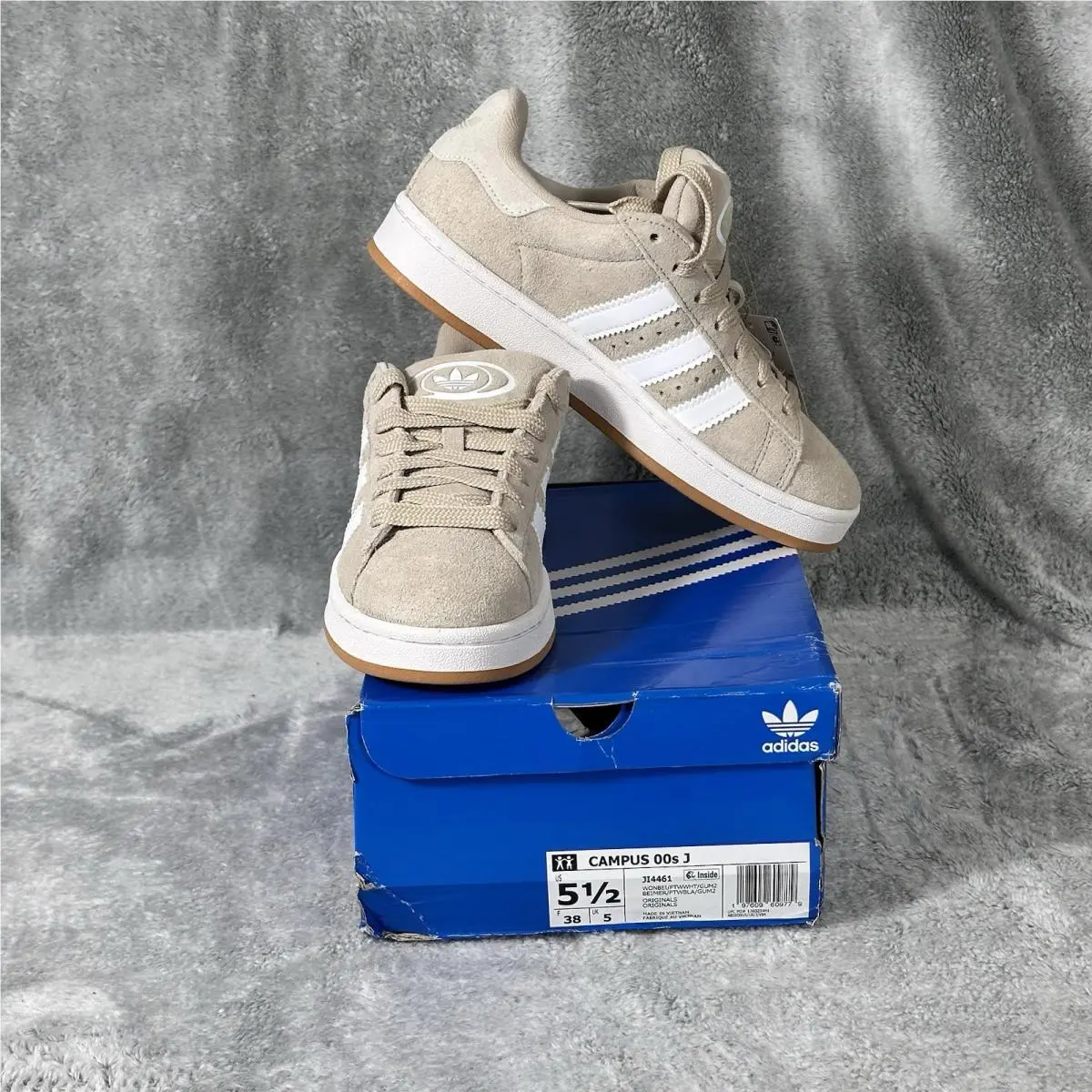 Juniors Size 5.5Y / Women`s 7 Originals Campus 00s J – Wonder Beige by Adidas