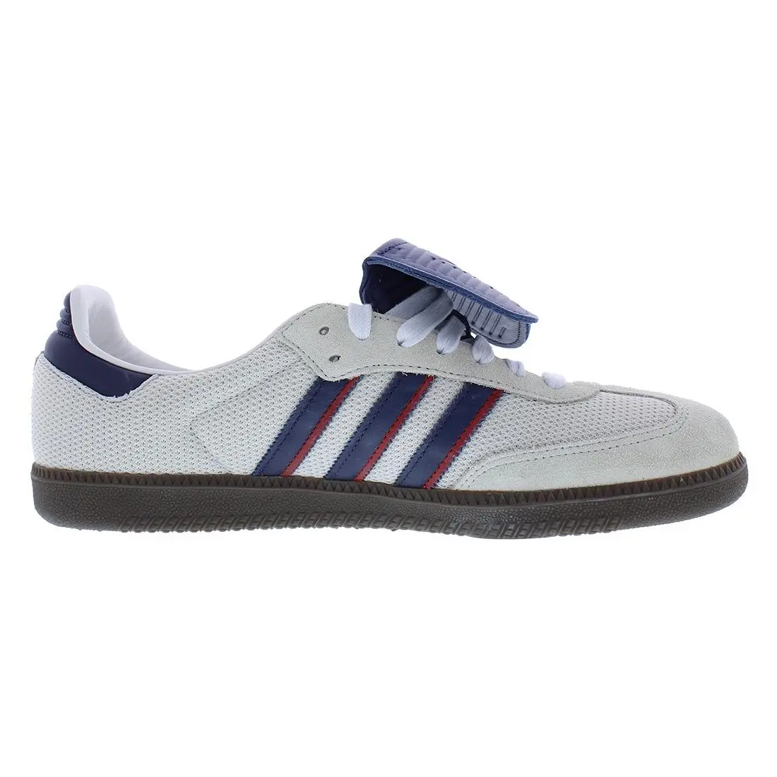 Adidas shoes - Crystal White/Dark Blue, Main: White (UPC: 196478185728) 1