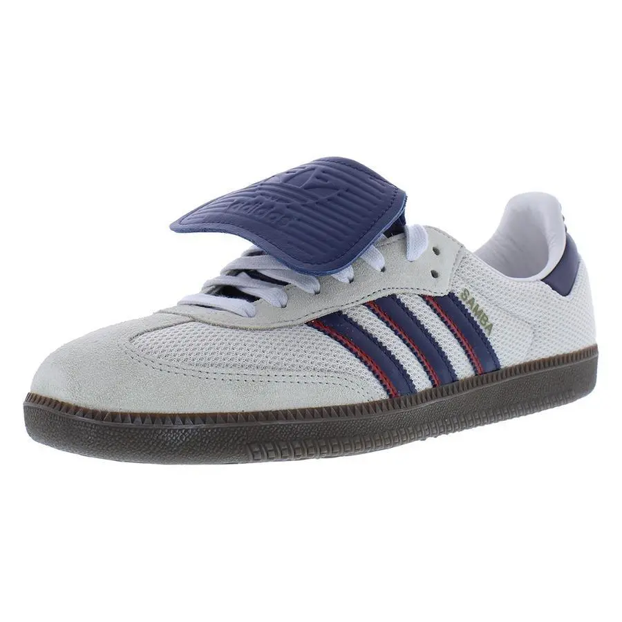 Adidas shoes - Crystal White/Dark Blue, Main: White (UPC: 196478185728) 3