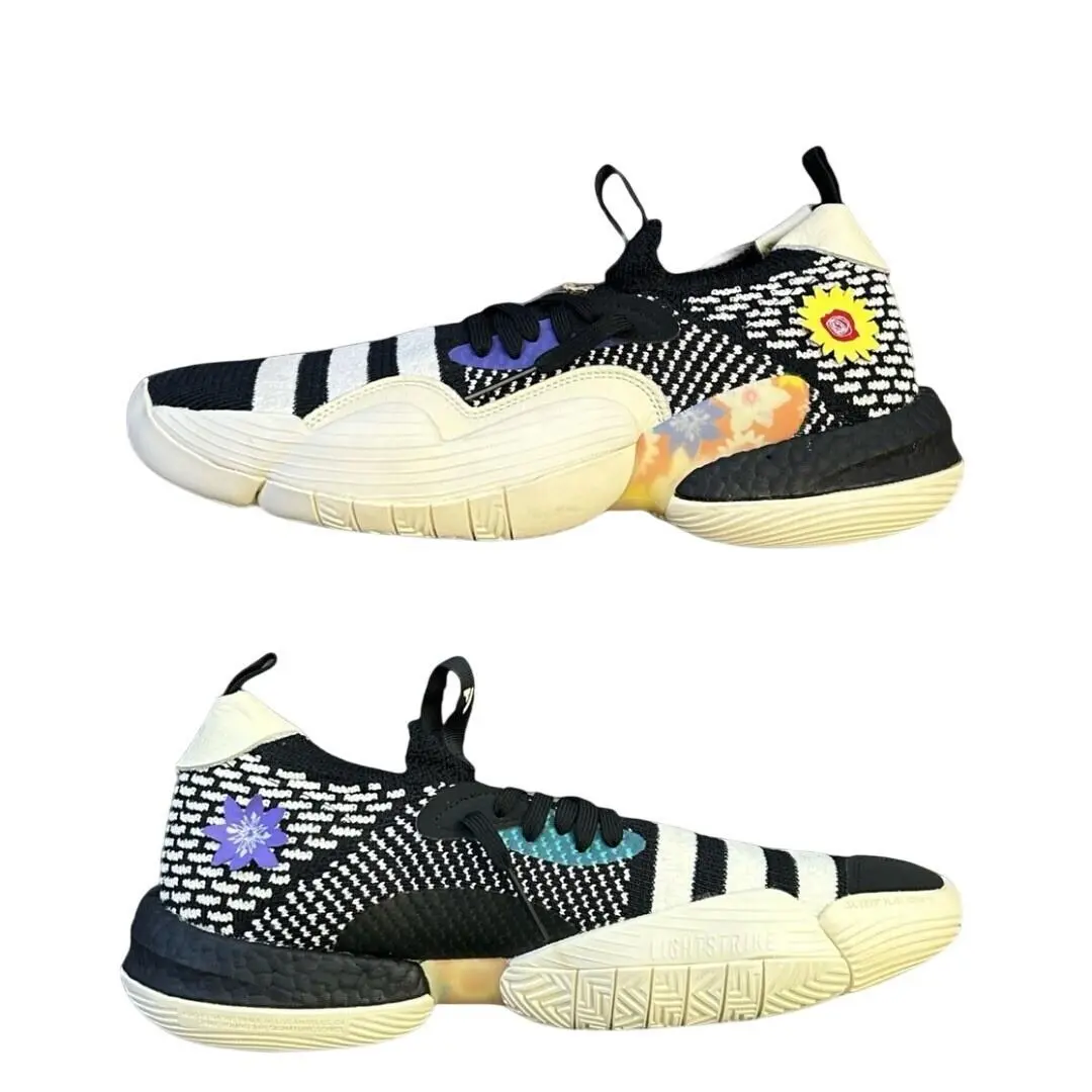 Adidas Trae Young 2 Flower Basketball Shoes Sneakers - IG2590 - Men`s Size 8
