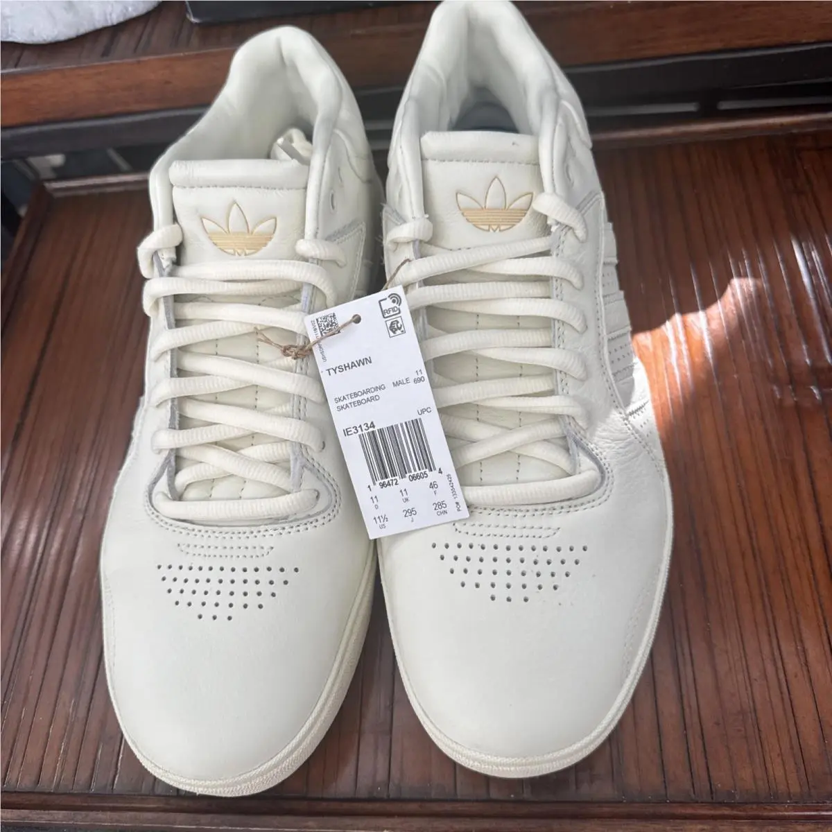 Adidas shoes - adidas Tyshawn - Tyshawn - IE3134 - Ivory (UPC: 196472066054) 0