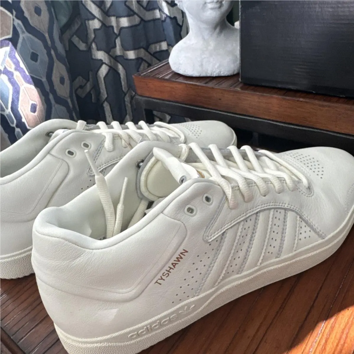 Adidas shoes - adidas Tyshawn - Tyshawn - IE3134 - Ivory (UPC: 196472066054) 2