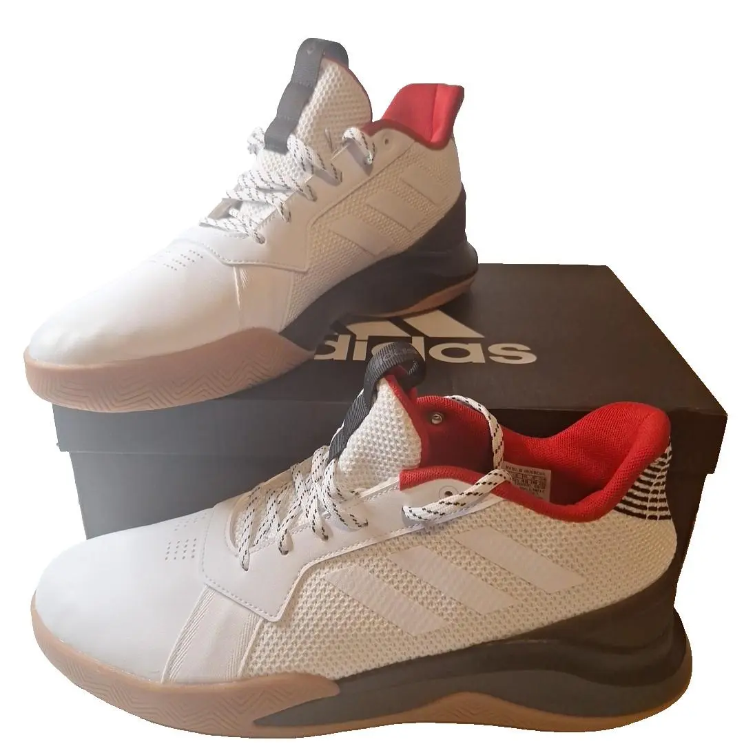 Run The Game Men`s 13 White EG7972 by Adidas