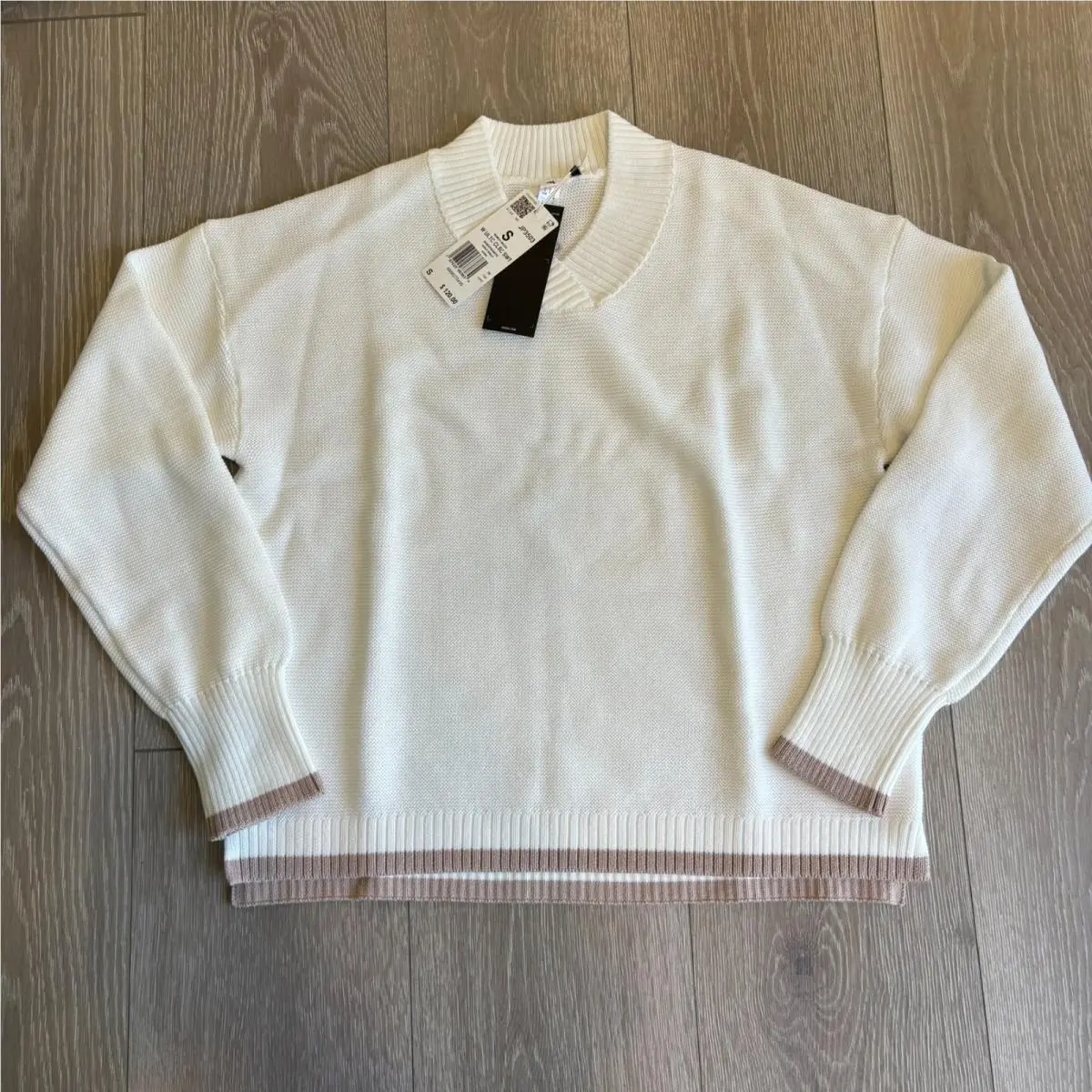 Womens White Long Sleeve Ultimate Classic Golf Sweatshirt Size S by Adidas
