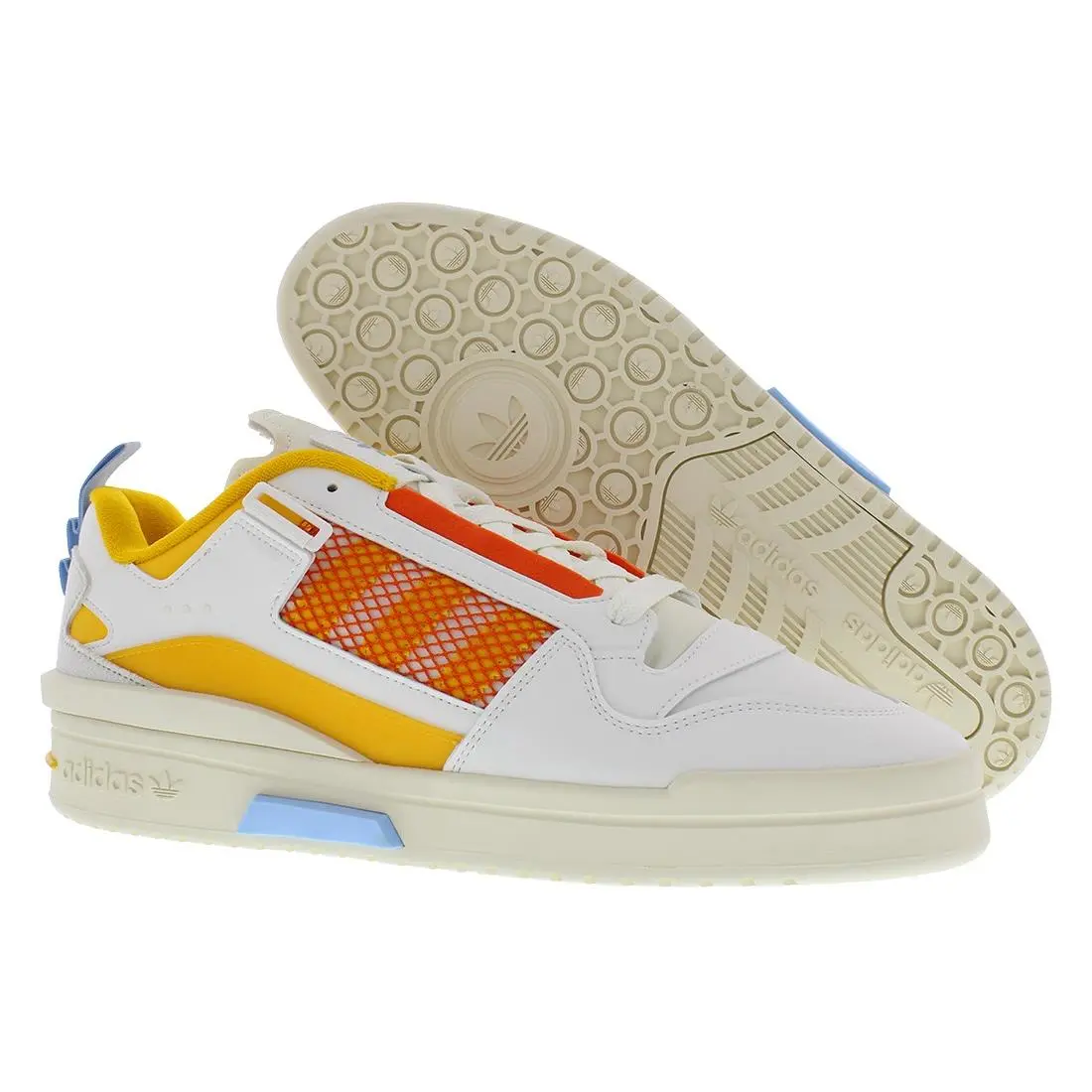 Adidas Forum Mod Low Unisex Shoes Size 13.5 Color: White/yellow/orange
