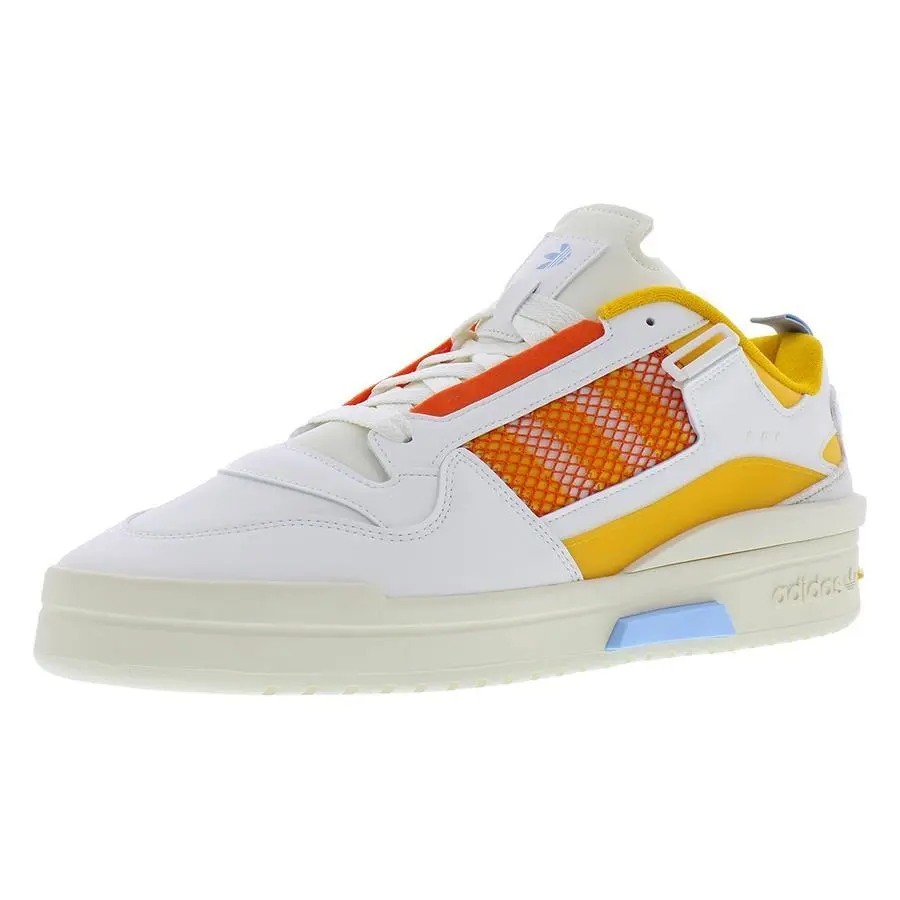 Adidas shoes - White/Yellow/Orange, Main: White (UPC: 196464954895) 3