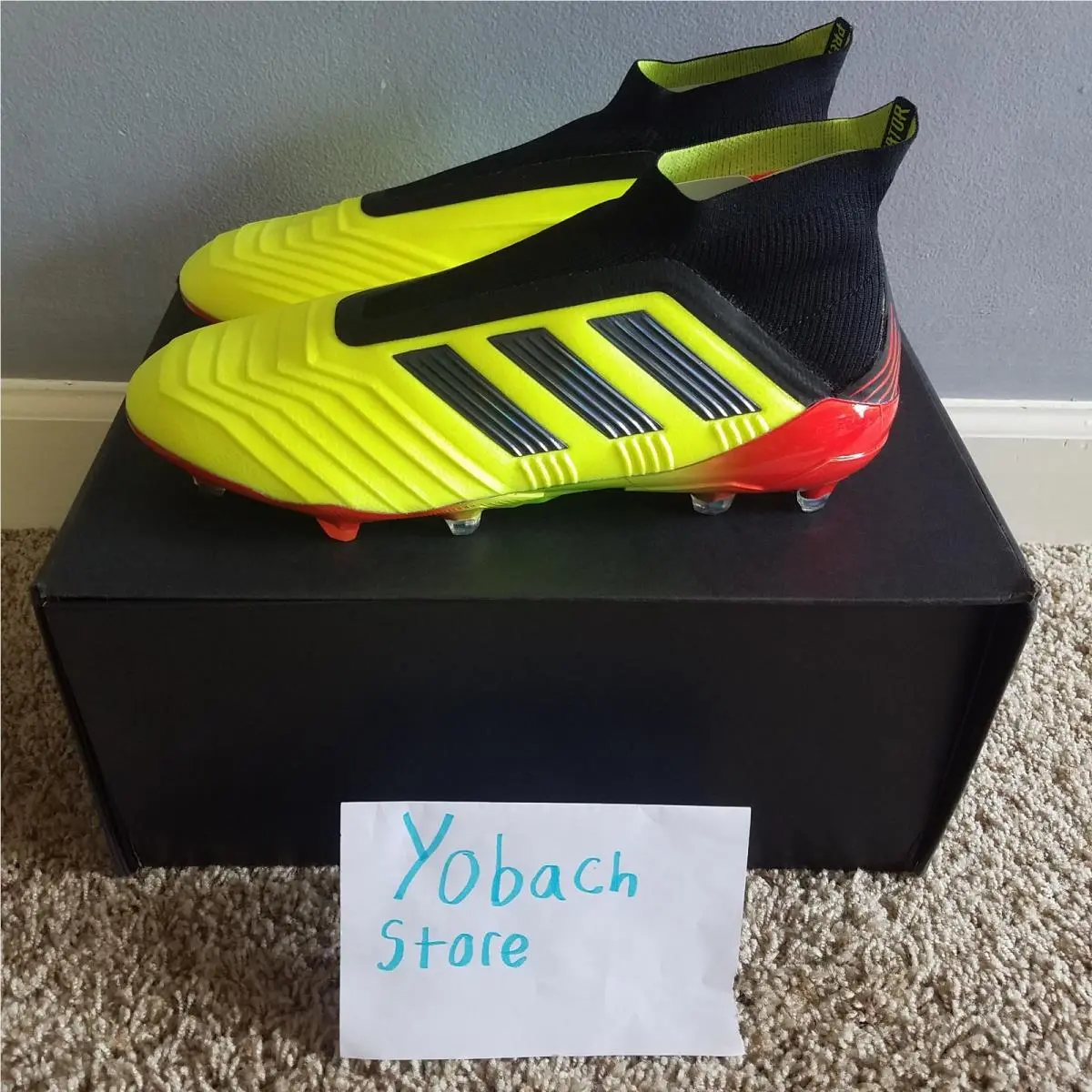 Adidas shoes - adidas Predator 18+ - Predator - Yellow 1