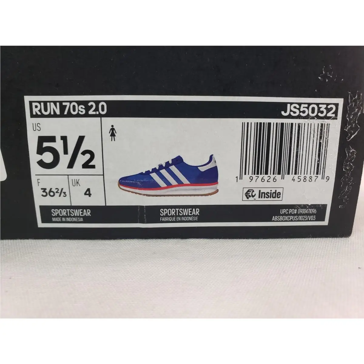 Adidas shoes - adidas Run - Run - Bright Royal/White/Pure Ruby (UPC: 197626458879) 5
