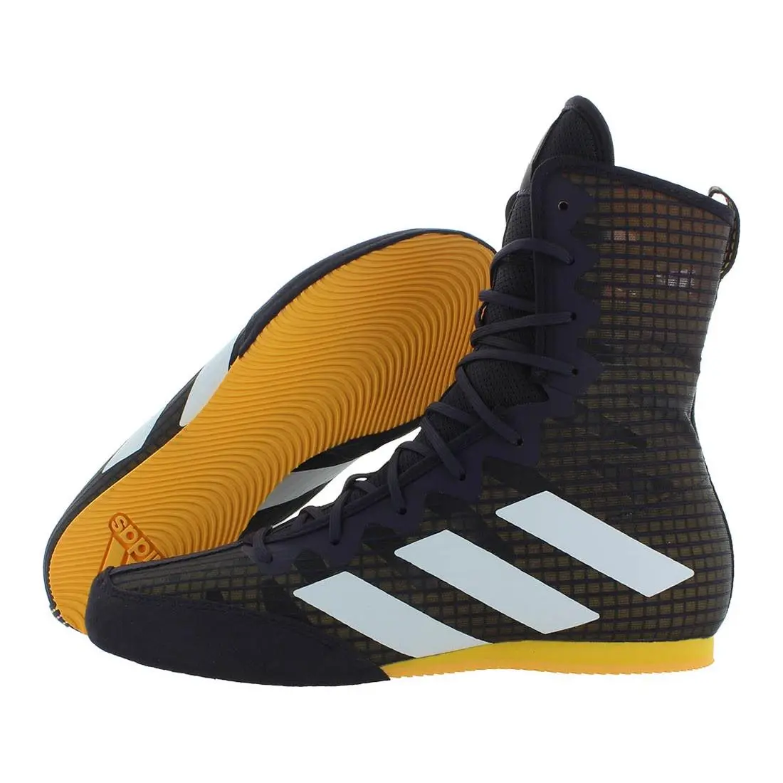 Box Hog 4 Unisex Shoes Size 5 Color: Aurora Black/cloud White/spark by Adidas
